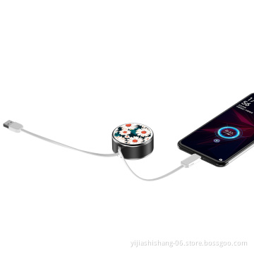 Yijiashishang 2020 New High Quality Logo Customizable Fast Charging Data Cable 3 in 1 Retractable Usb Cable for Mobile